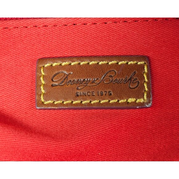 DOONEY & BOURKE Pastel Blue Tartan Plaid Nylon Coated Canvas Lg Tote Shopper - Picture 12 of 15